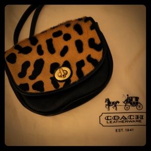 Limited Edition Coach Park Haircalf Mini Crossbody